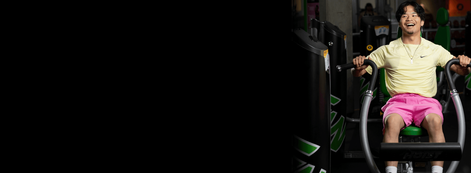 Man working out for fitness