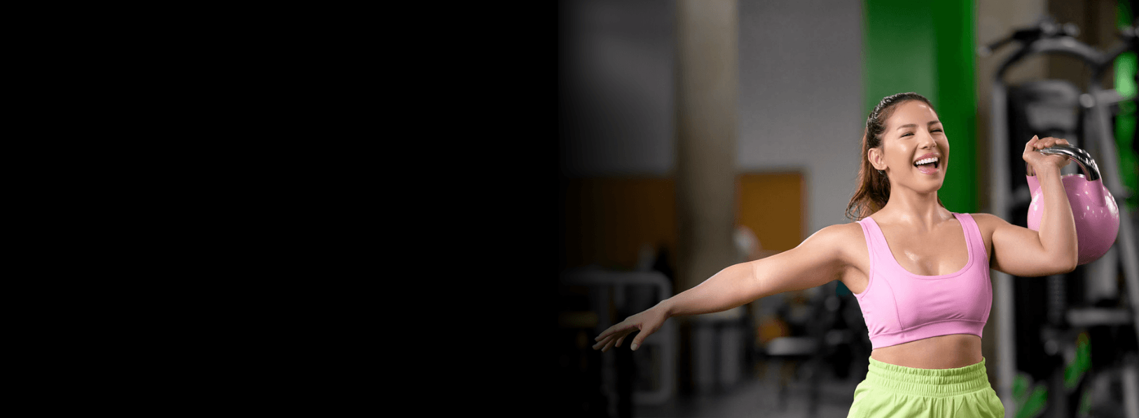 woman working out for fitness at gym