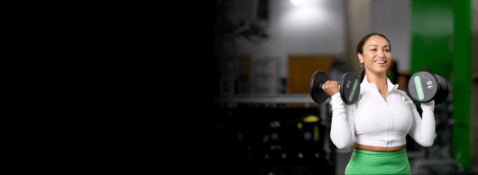 woman working out for fitness