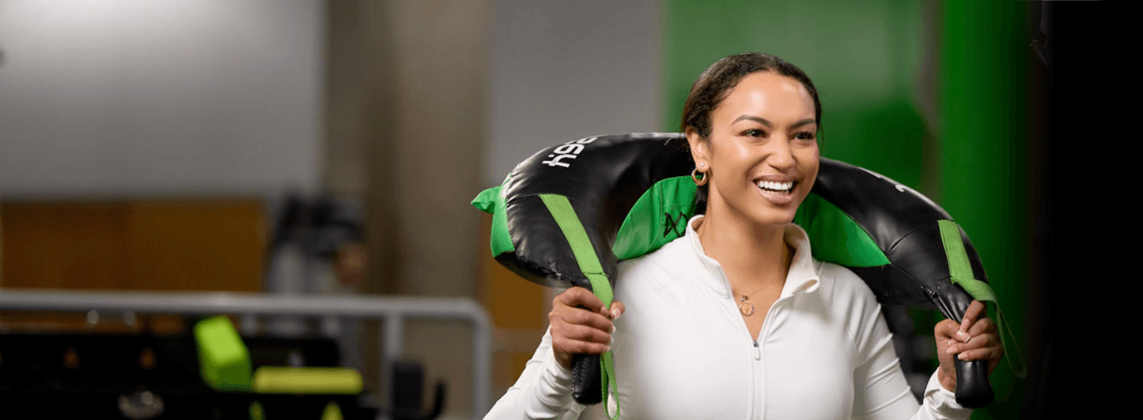 woman carrying weight for fitness