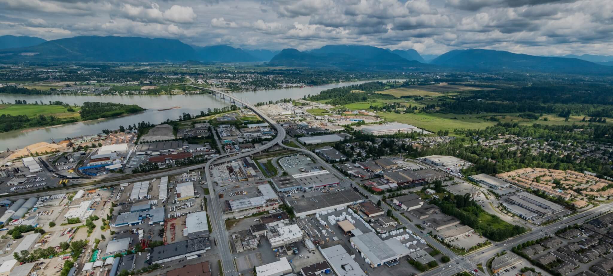 Aerial of Langley BC