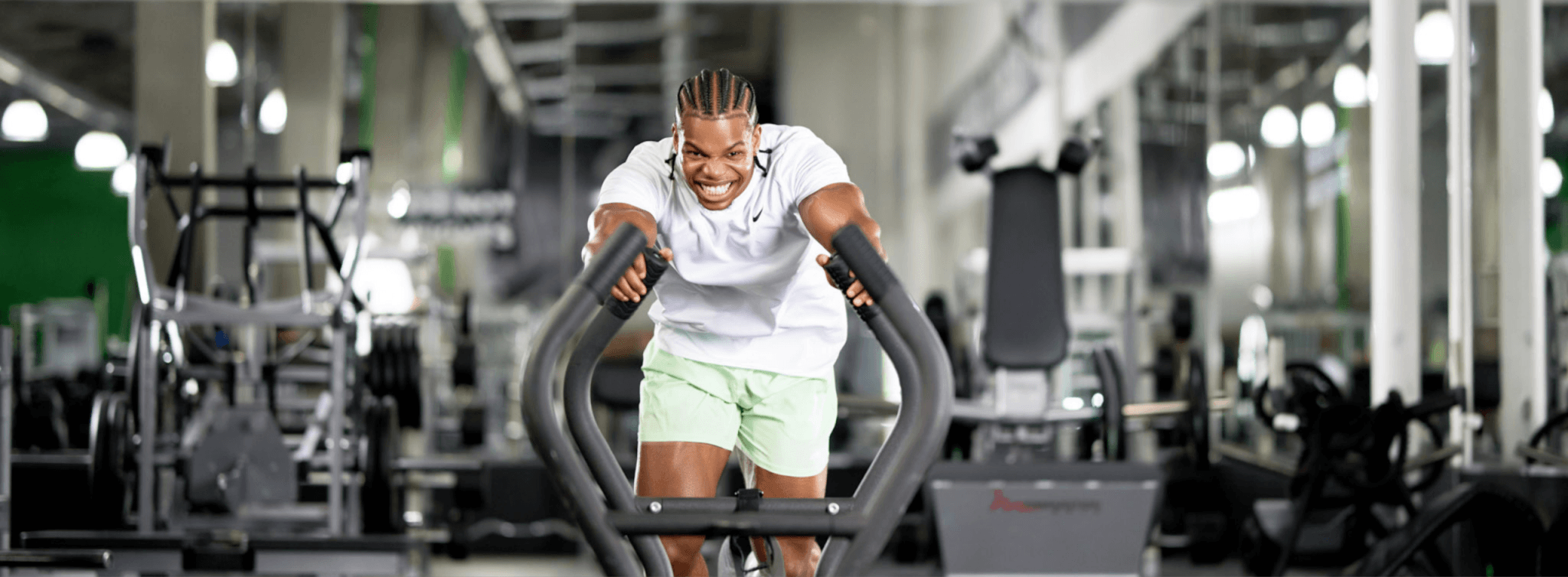 man working out for fitness
